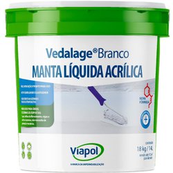 Vedalage manta liquida acrilica viapol areas externas 18kg branco