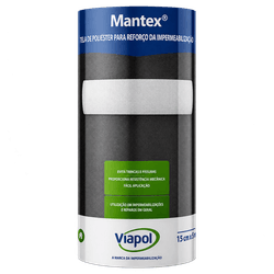 Tela mantex de poliester viapol 15cm x 05m