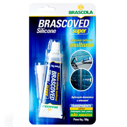 Silicone acetico brascoved incolor 50g - colm.