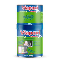 Adesivo epoxi viapoxi tix cinza 1kg