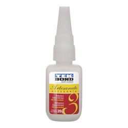 Cola instantanea tekbond para artesanato n3 20g