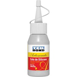 Cola silicone para artesanato tekbond 30ml/25g
