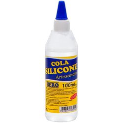 Cola silicone para artesanato hero 100ml