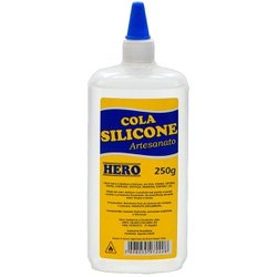 Cola silicone para artesanato hero 250g