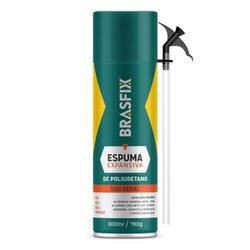 Espuma expansiva brasfix 300ml/190g