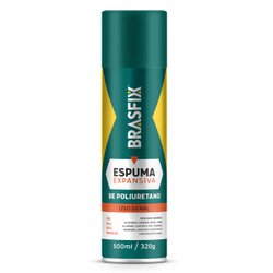 Espuma expansiva brasfix 500ml/320g