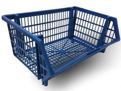 Cesta expositora azul braslider pequena suporta ate 10kg