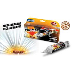 Inseticida gel kromax mata baratas com 10g