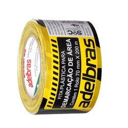 Fita zebrada adelbras 07cm x 100m