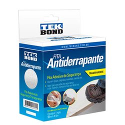 Fita adesiva antiderrapante tekbond 50mm x 5m transparente