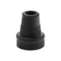 Ponteira para muleta forsan 7/8 - preta