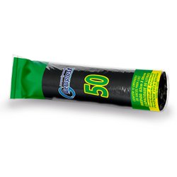 Saco plastico geraplast para lixo 50l com 15