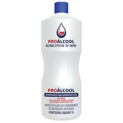Alcool 70 liquido proalcool limpeza geral 1 litro