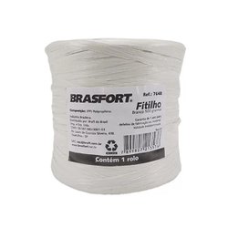 Fitilho para amarracao brasfort branco 500g 7648