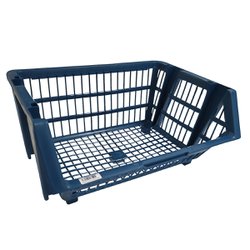 Cesta expositora azul braslider media suporta ate 10kg