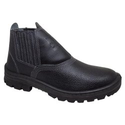 Botina com bico de pvc cartom preta 38 - monodensidade