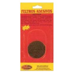 Feltro adesivo redondo overtime 45mm com 4