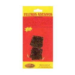 Feltro adesivo quadrado overtime 35mm com 8