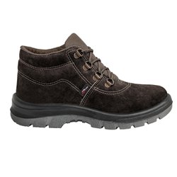 Botina nobuck com cadarco cartom marrom 45 - bidensidade