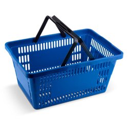 Cesta de compras com alca roma 16l - azul