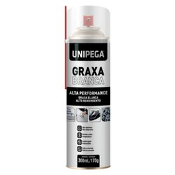 Graxa spray branca unipega 300ml/170g