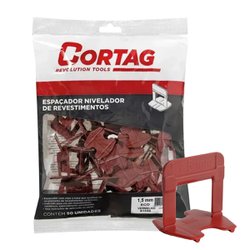 Nivelador para piso cortag 1,5mm com 50 eco