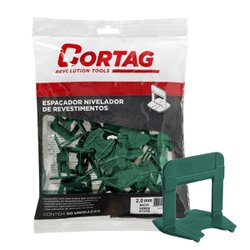 Nivelador para piso cortag 2,0mm com 50 eco
