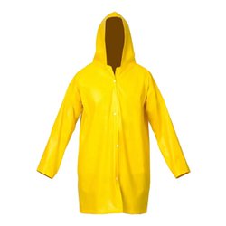Capa de chuva forrada vinilseg pvc amarela - g