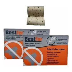Adesivo pega mosca bestfer 18,5 x 25,5cm