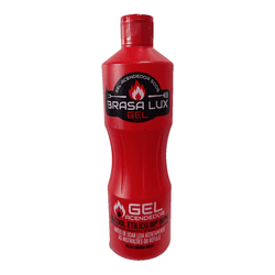 Alcool 80 gel brasa lux acendedor 500g