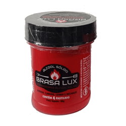 Alcool solido brasa lux acendedor 90g c/4 pastilhas