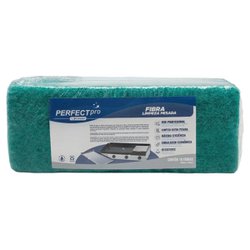 Fibra de limpeza condor pesada verde com 10