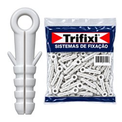 Bucha plastica para cabo trifixi 6mm lgp com 15