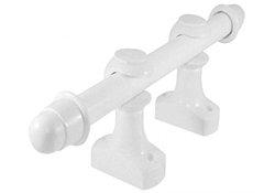 Porta cortina chroma duplo branco 2,50m