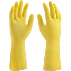 Luva latex multiuso mucambo amarela grande 230-8