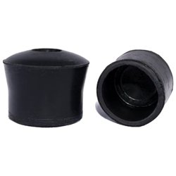 Ponteira para cadeira forsan 1/2 - preta com 20