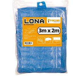 Lona polietileno tocha azul 3 x 2m