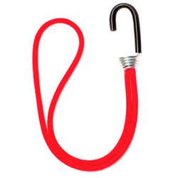 Extensor elastico pra lona ms vermelho 40cm gancho metalico