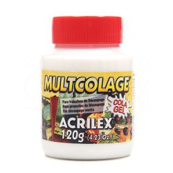 Cola multicolage acrilex 120g