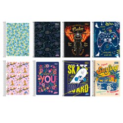 Caderno c/d tilibra mais 1/4 96fls c/4 - 140490