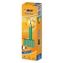 Lapis preto bic evolution hb sextavado/sb - com 12