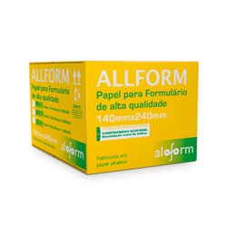 Formulario continuo aloform 80 colunas- 2 vias - c/1000 folhas razao