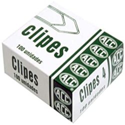 Clips niquelados acc 4 - com 100