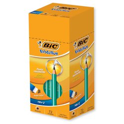 Lapis preto bic evolution hb sextavado/cb - com 72