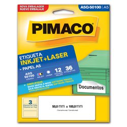 Etiqueta pimaco a5 q50100 - 12fls