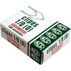 Clips niquelados acc 1/0 - com 100