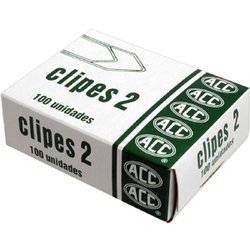 Clips niquelados acc 2 - com 100