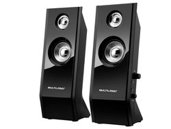 Caixa de som multilaser usb 2.0 preta 8w sp091