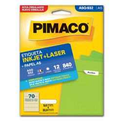 Etiqueta pimaco a5 q932 - 12fls