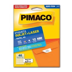 Etiqueta pimaco a5 q1534 - 12fls